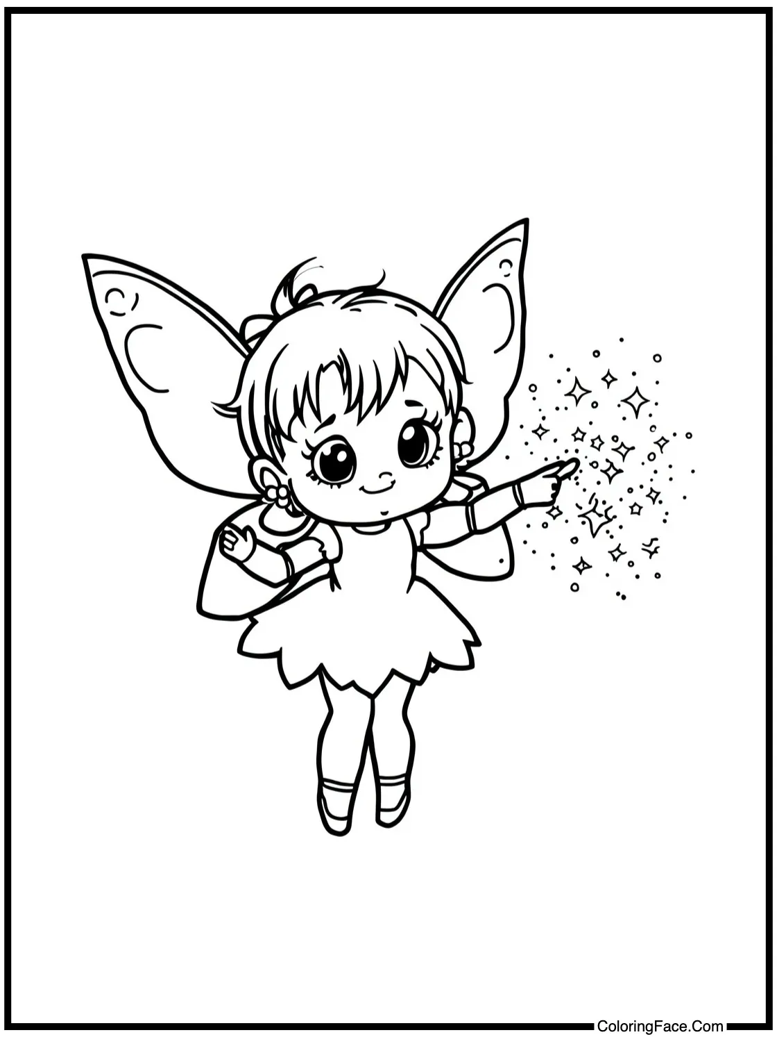 fairy with magic dust