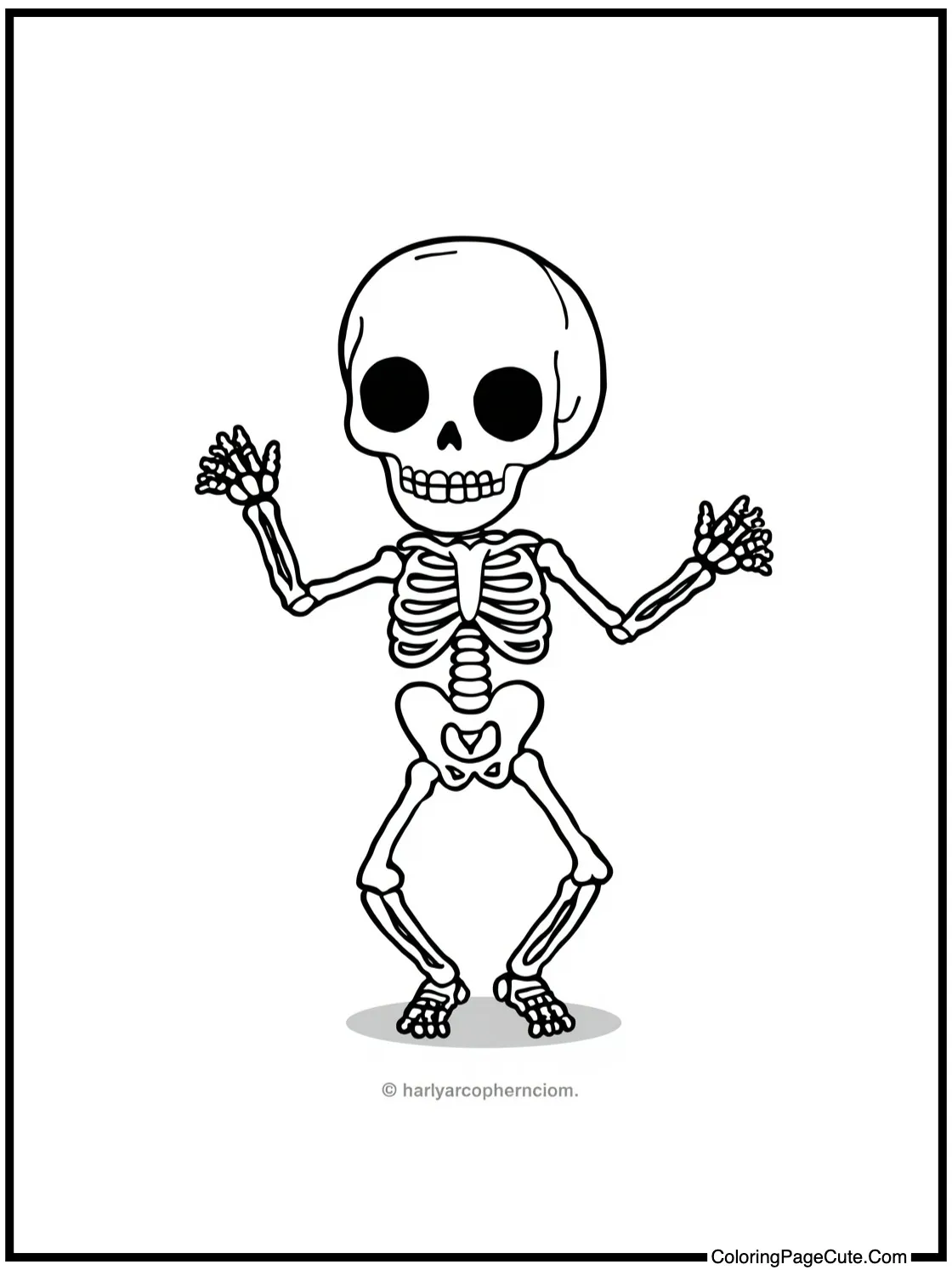 dancing skeleton