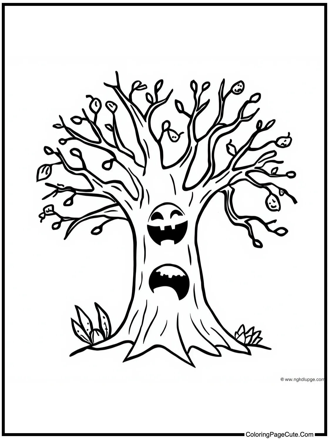 happy haunted tree