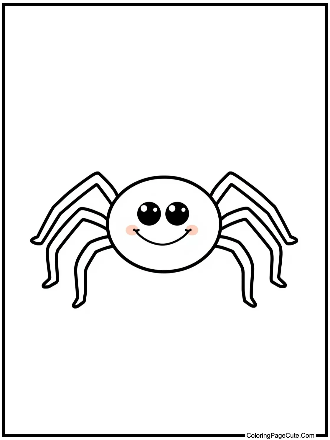 friendly spider smiling