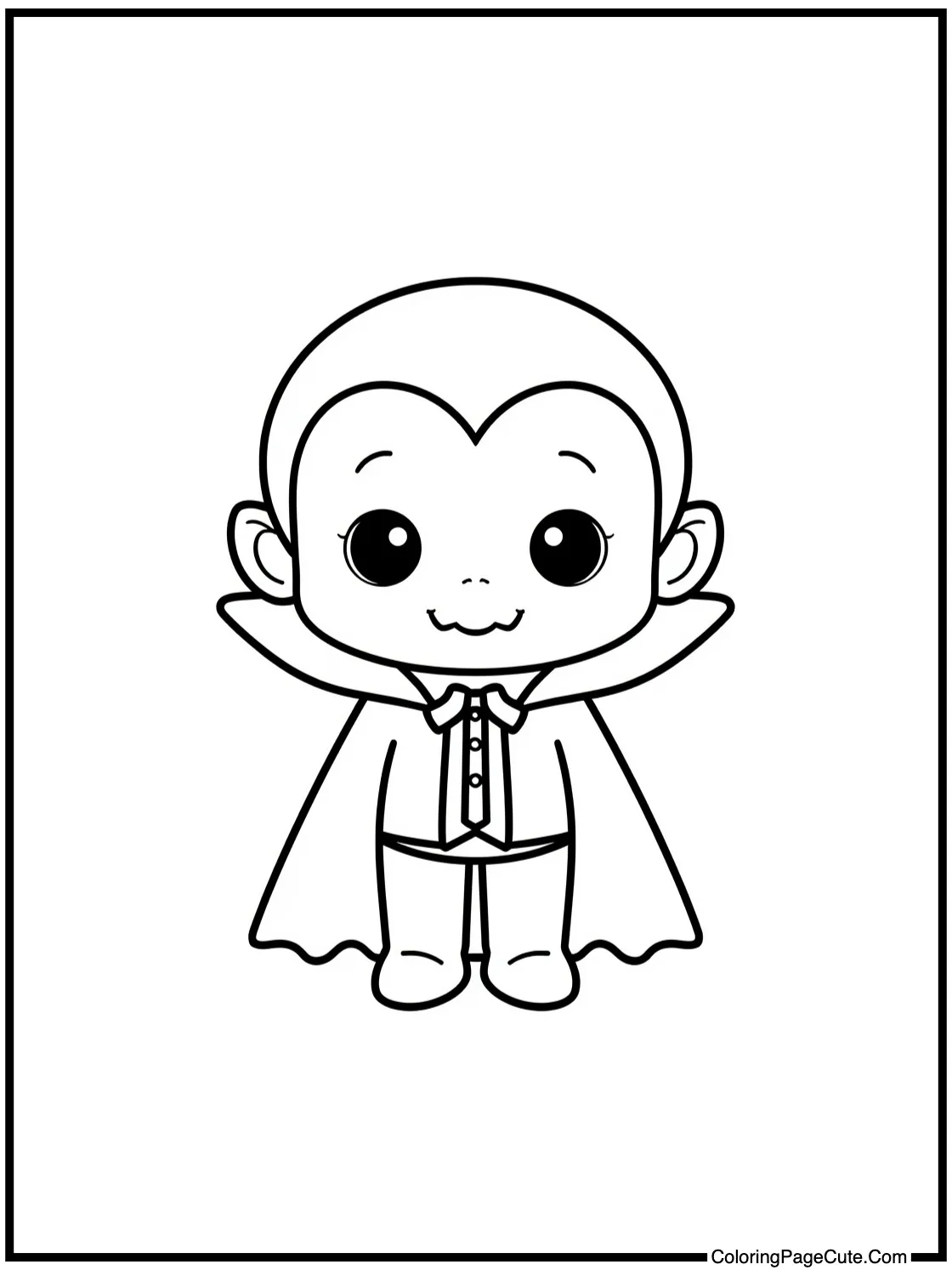 little vampire smiling