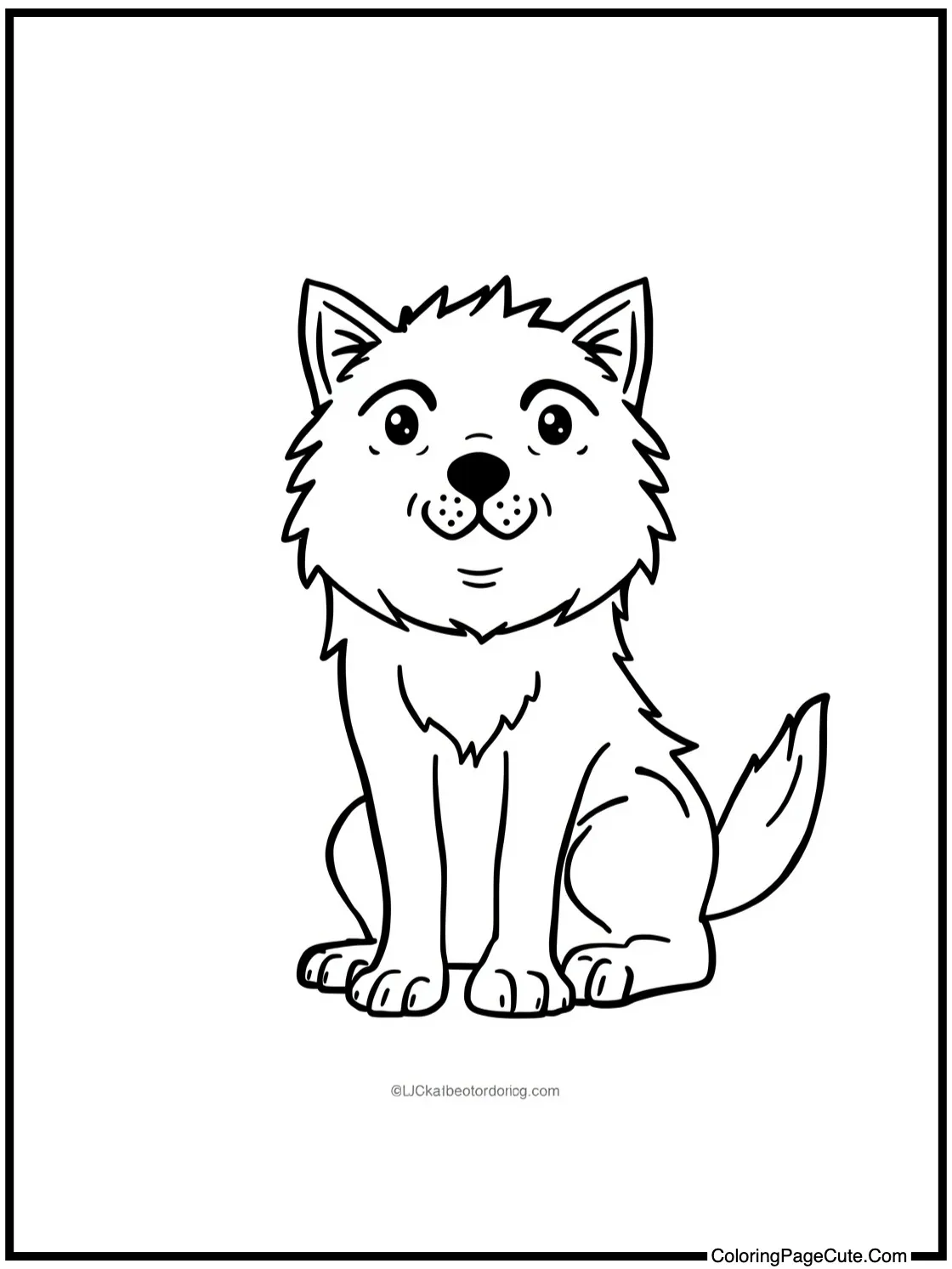 friendly werewolf howling