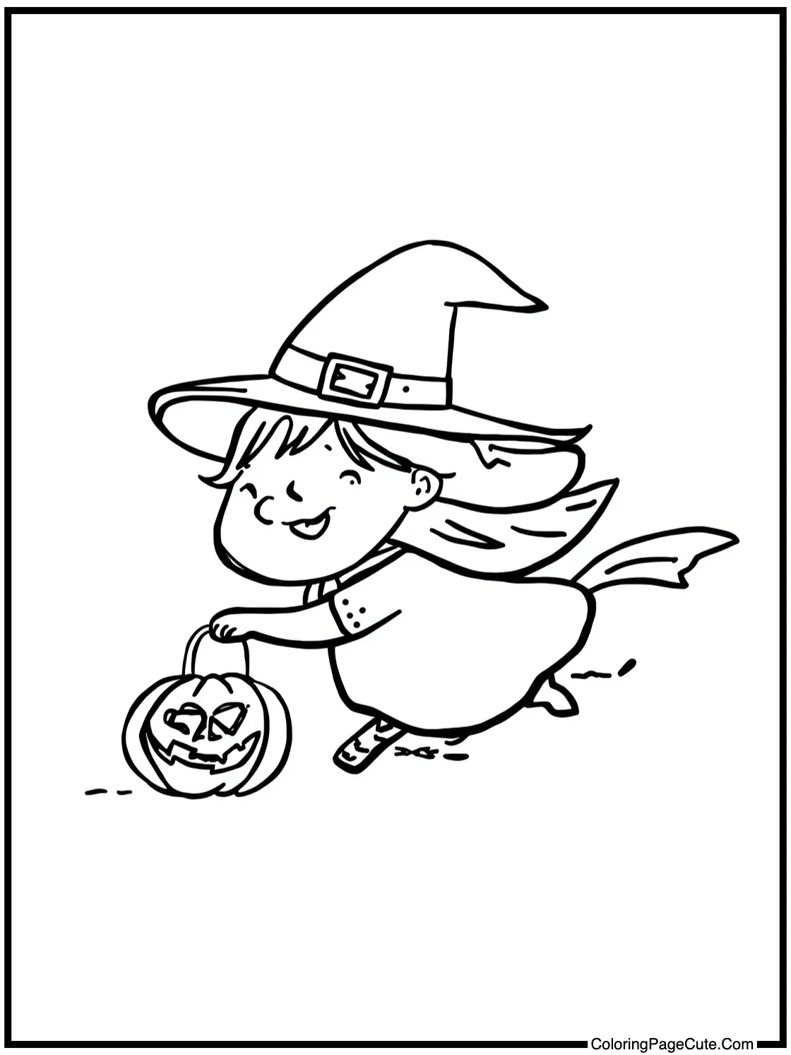 little witch flying
