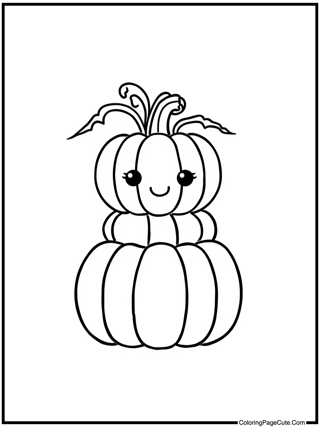 cute pumpkin stack
