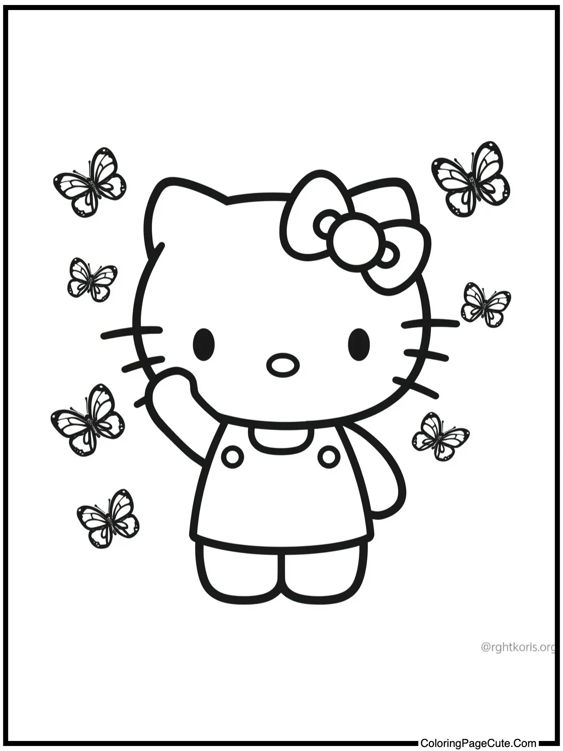 watching butterflies