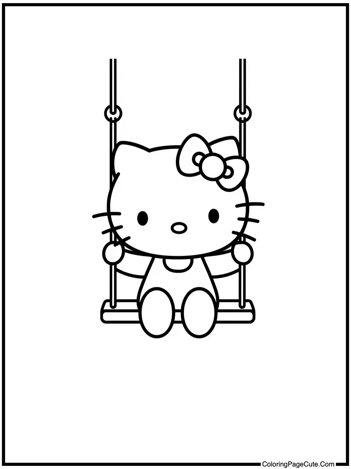 swinging on a swing