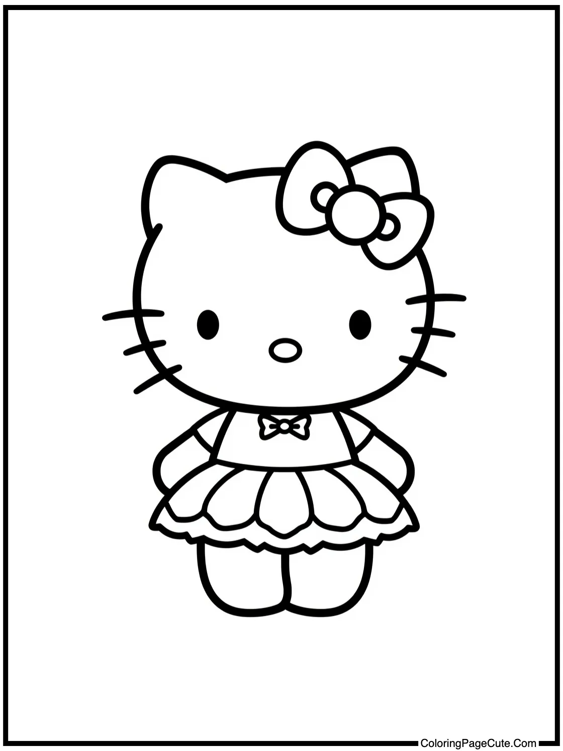 wearing a pretty dress