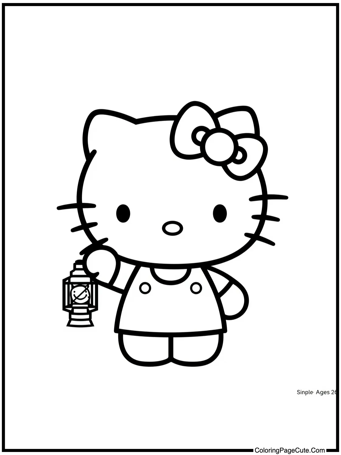 with a bright lantern