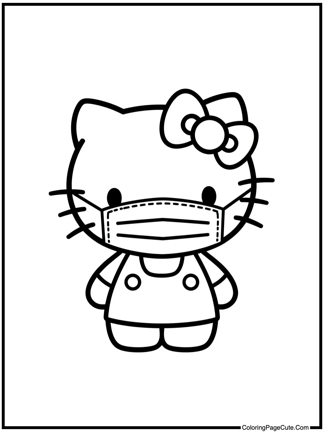 wearing a silly mask