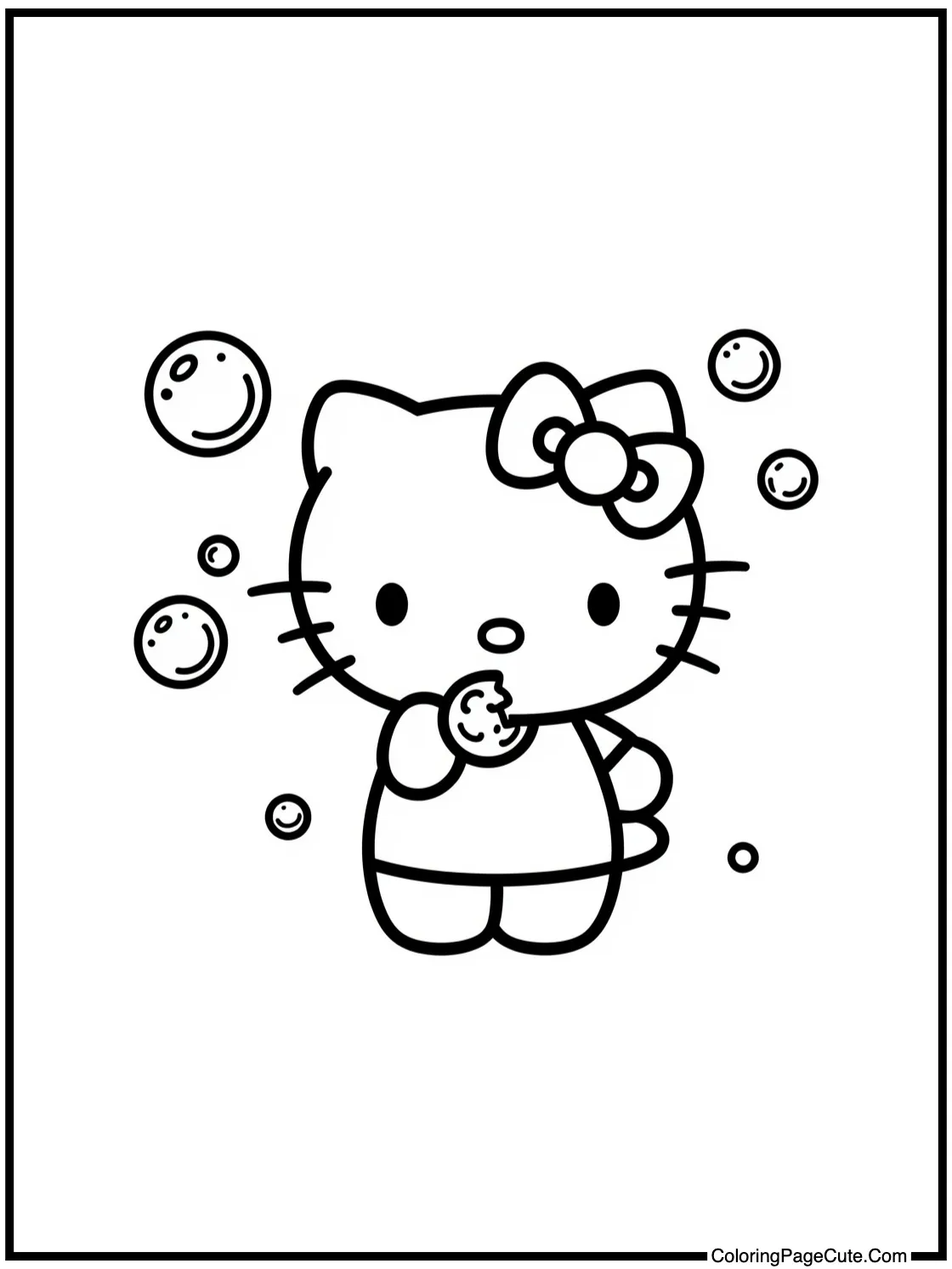 playing with bubbles