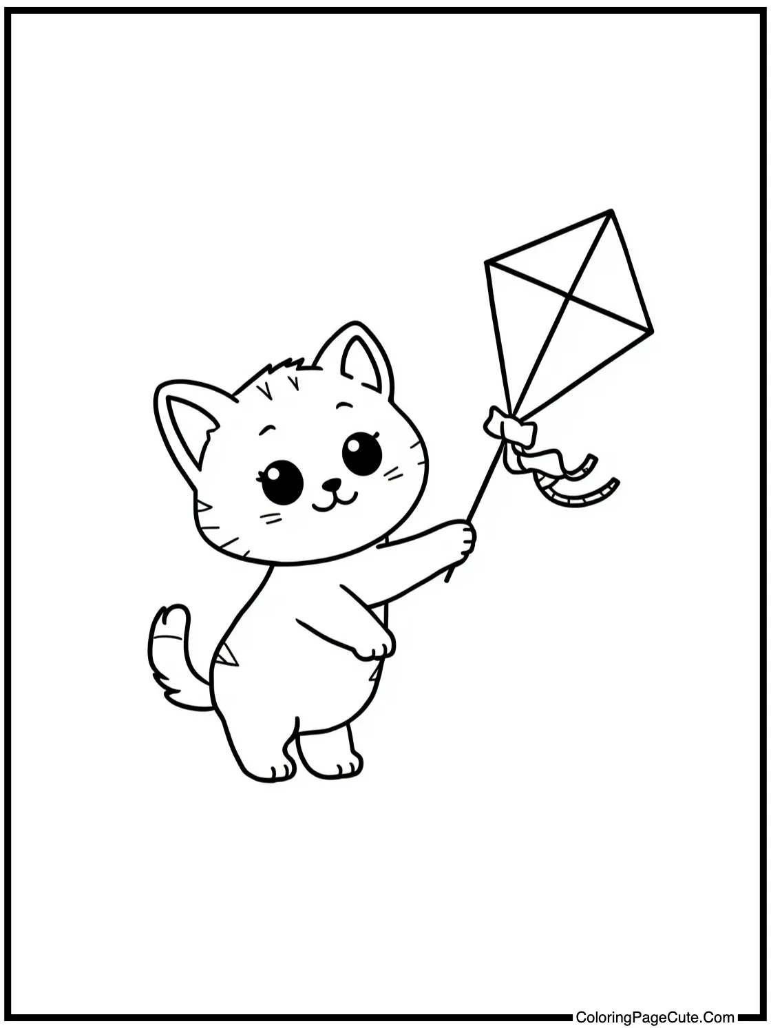 flying a kite