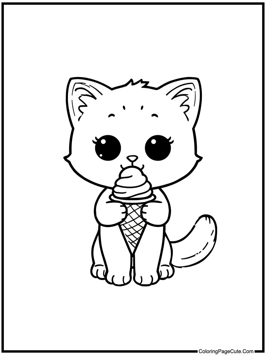 sharing an ice cream