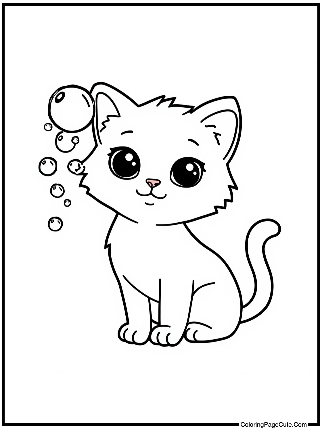 playing with bubbles