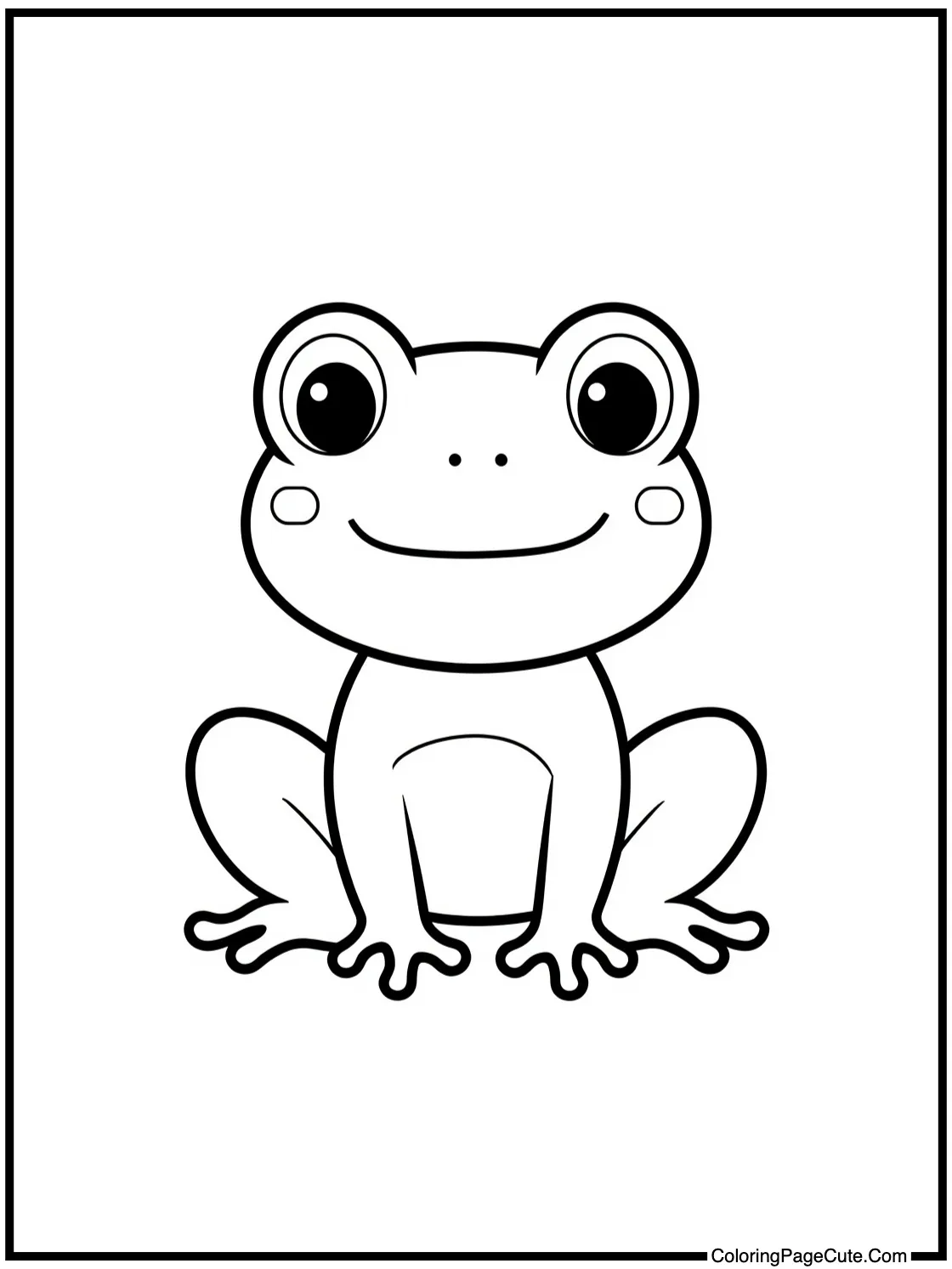 with a friendly frog