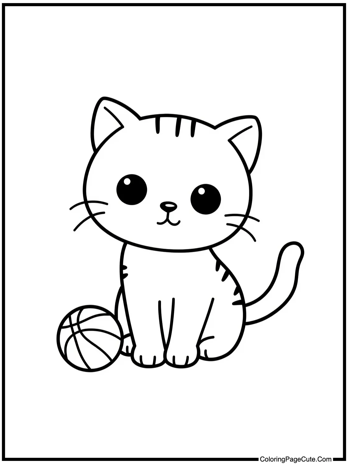 playing with a string ball