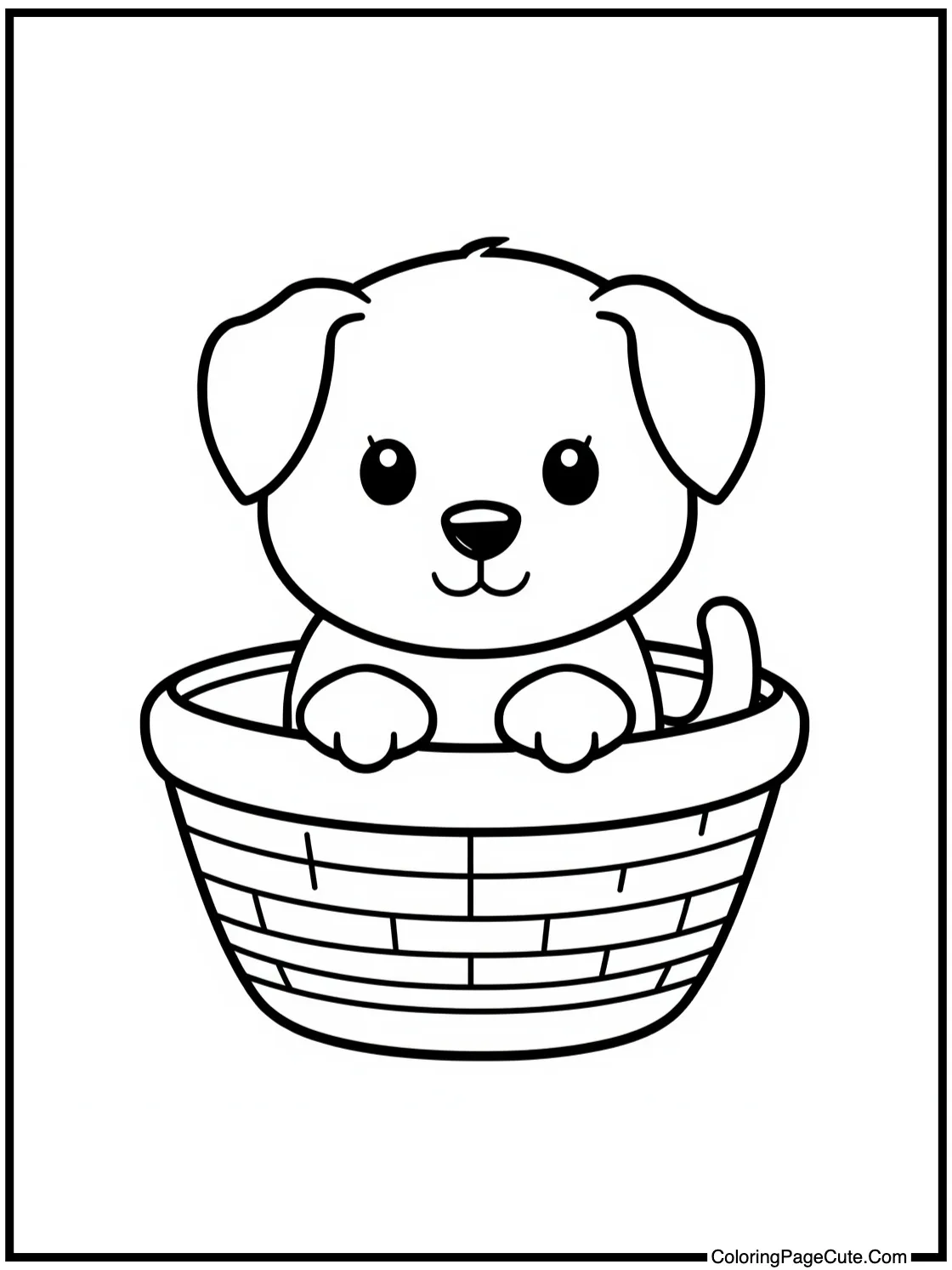 in a basket