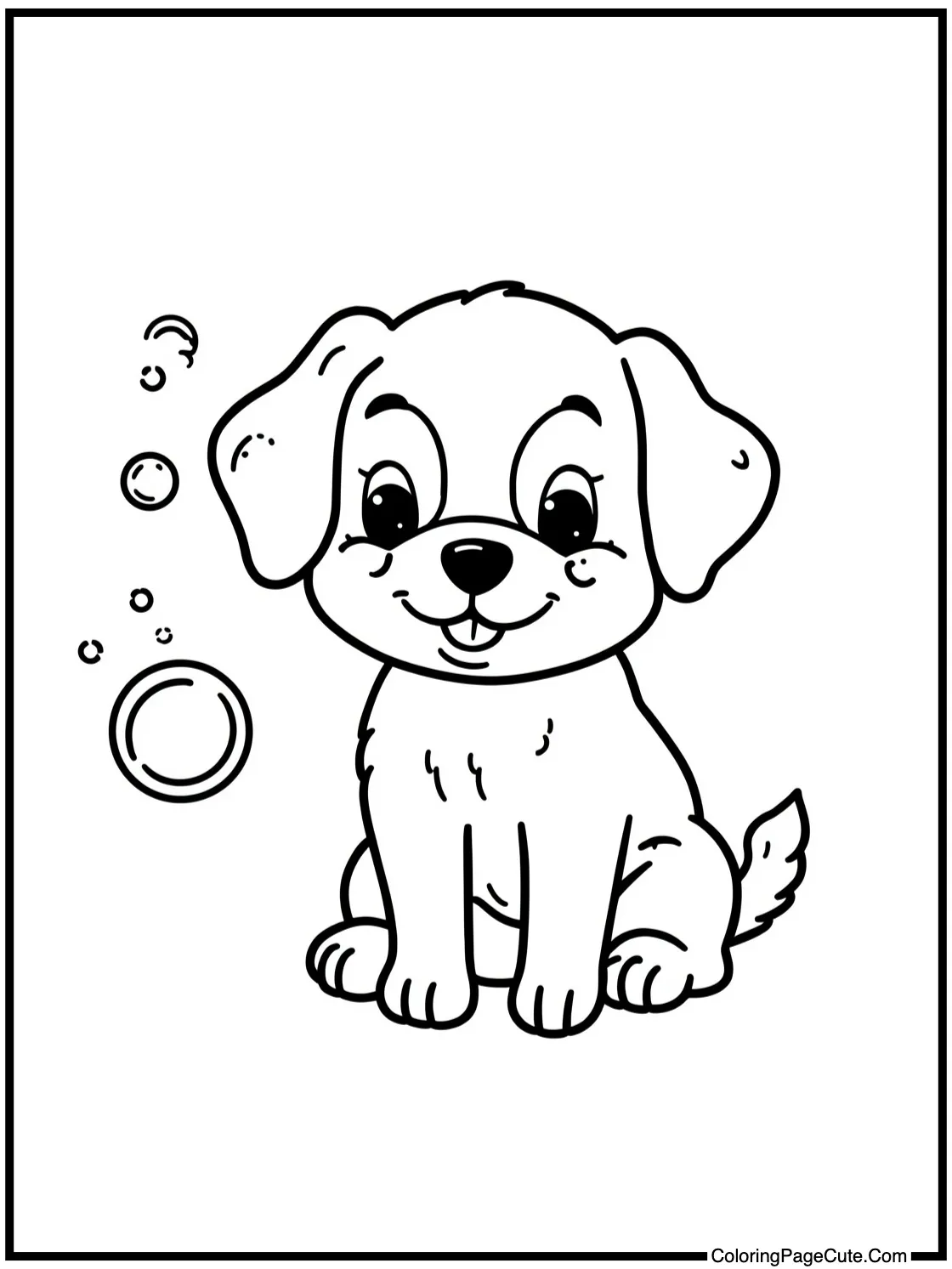 playing with bubbles