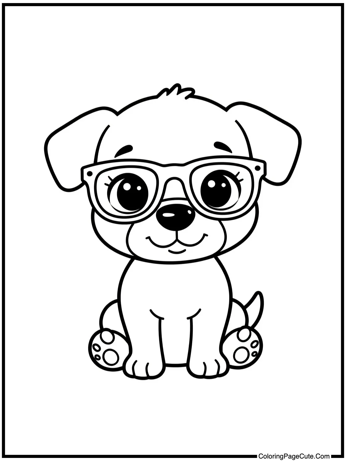 wearing funny glasses