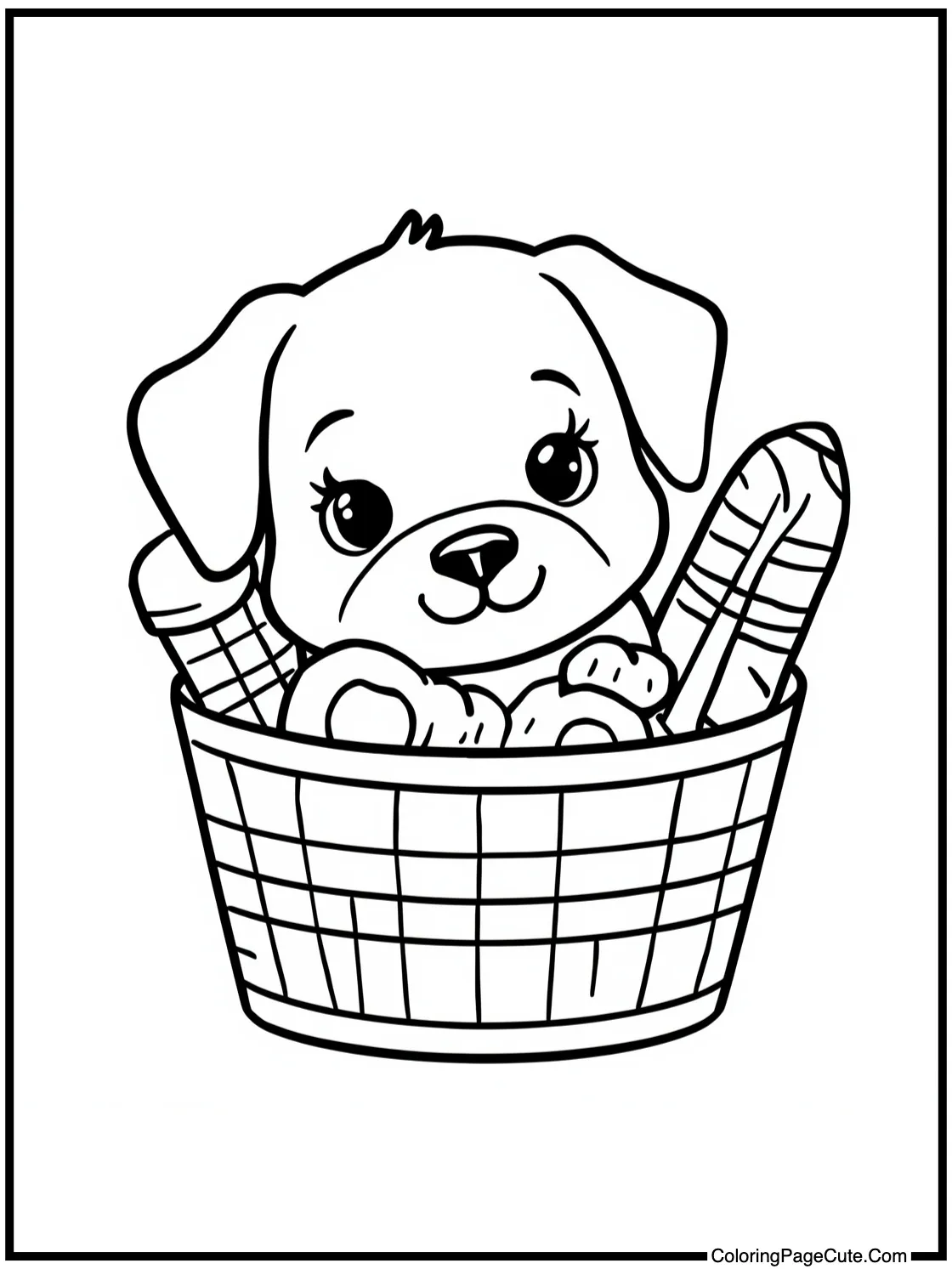 in a basket