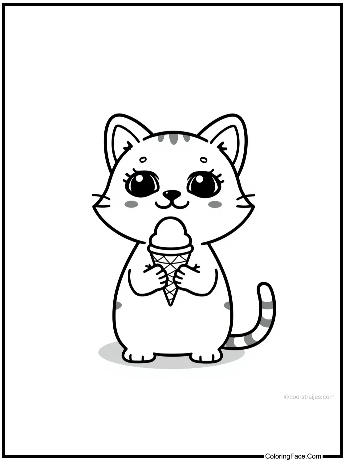 sharing an ice cream