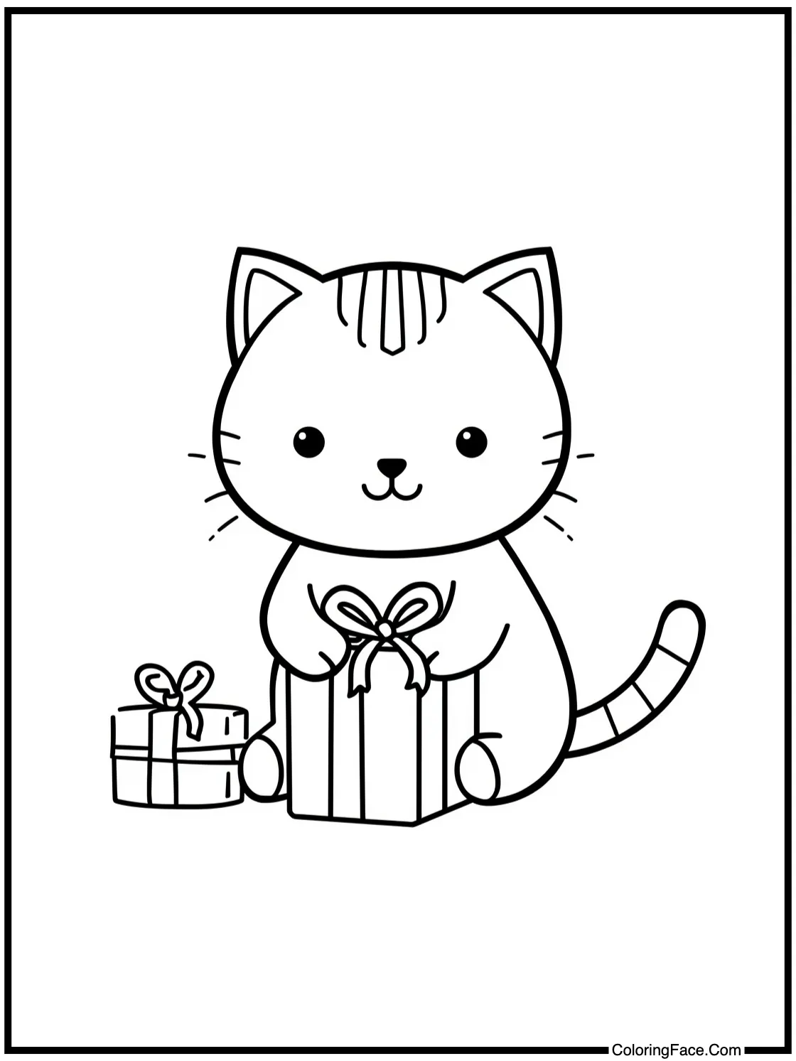 unwrapping a gift