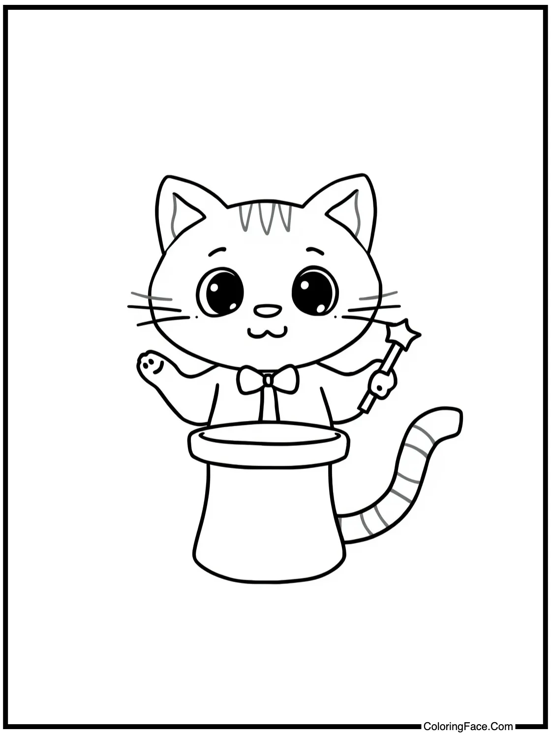 performing a magic show