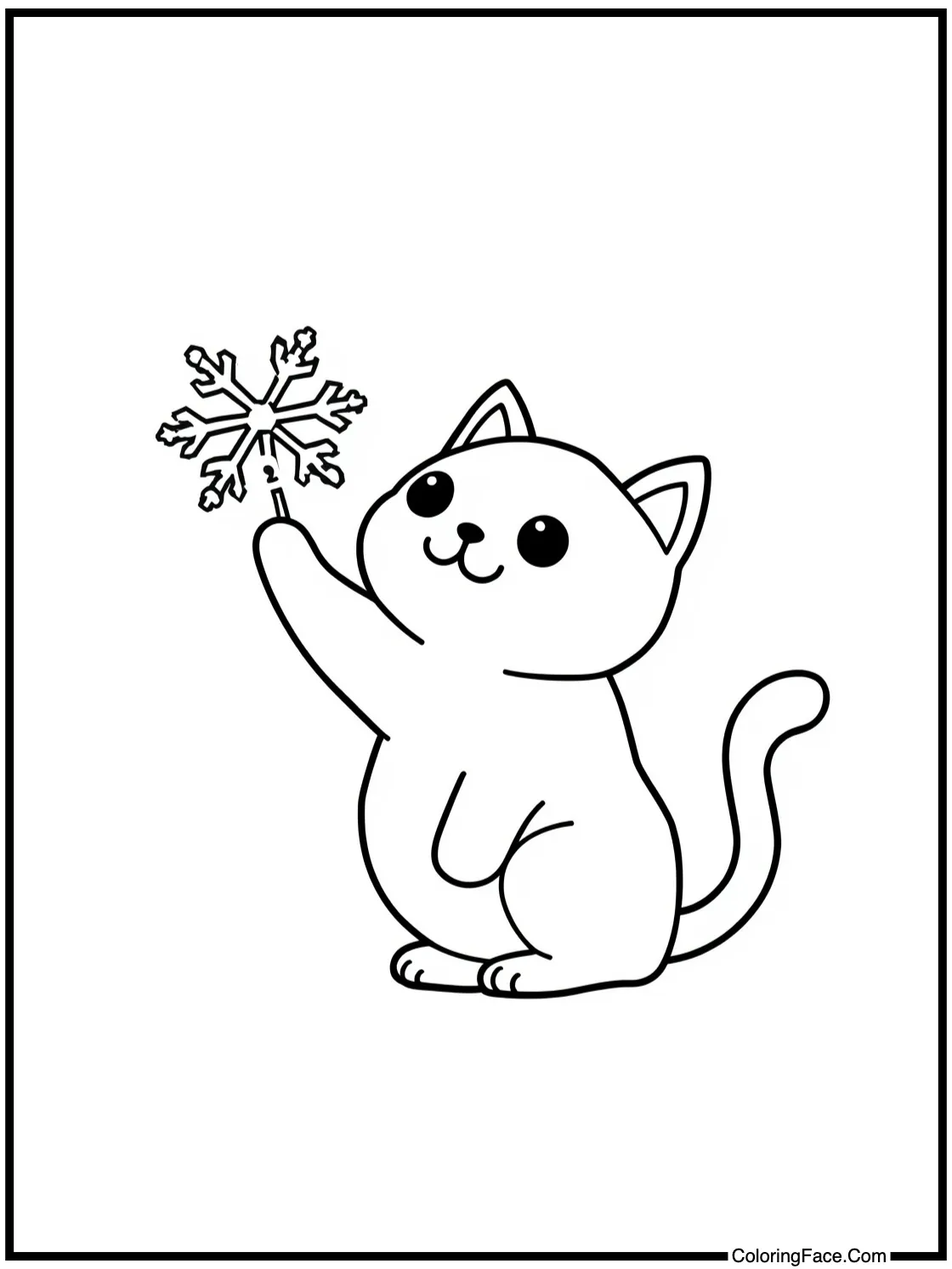 catching a snowflake