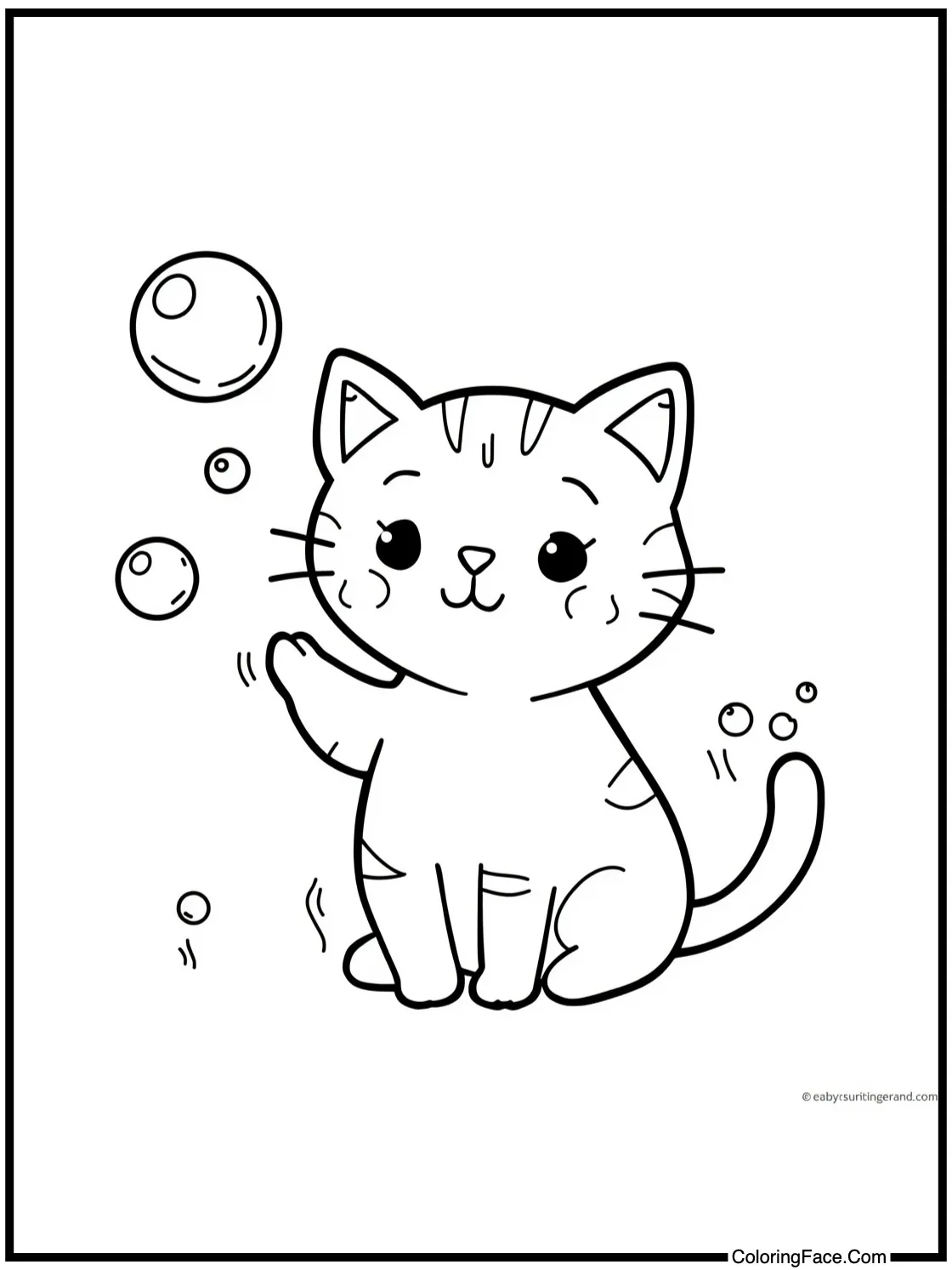 playing with bubbles