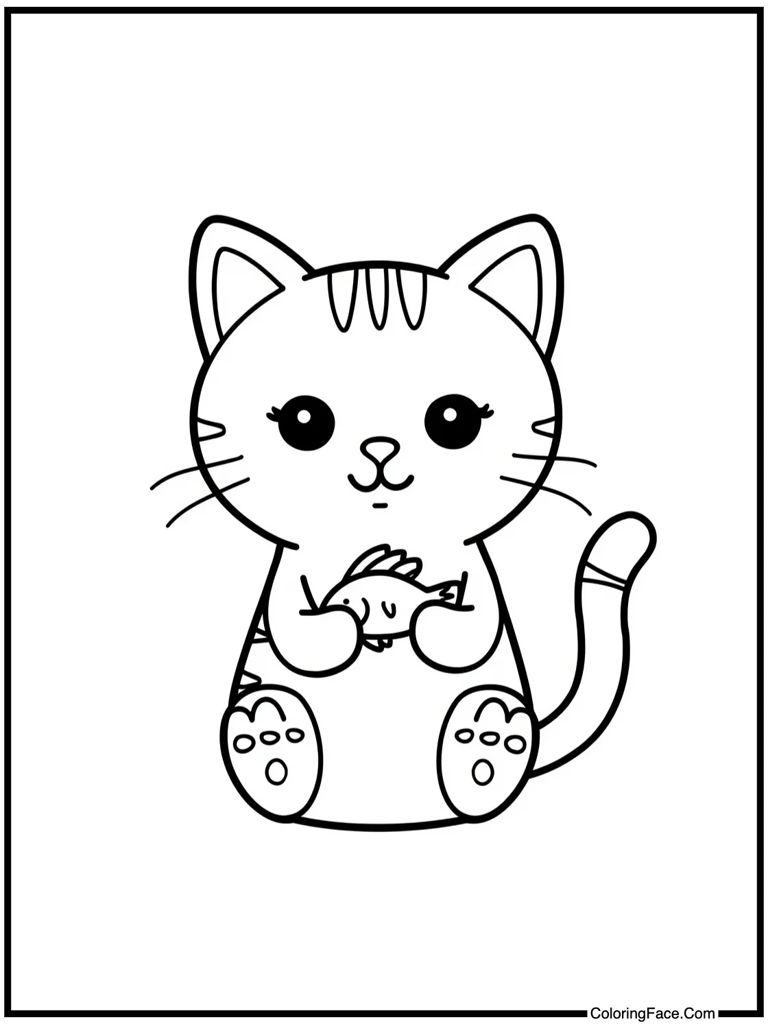 holding a small fish