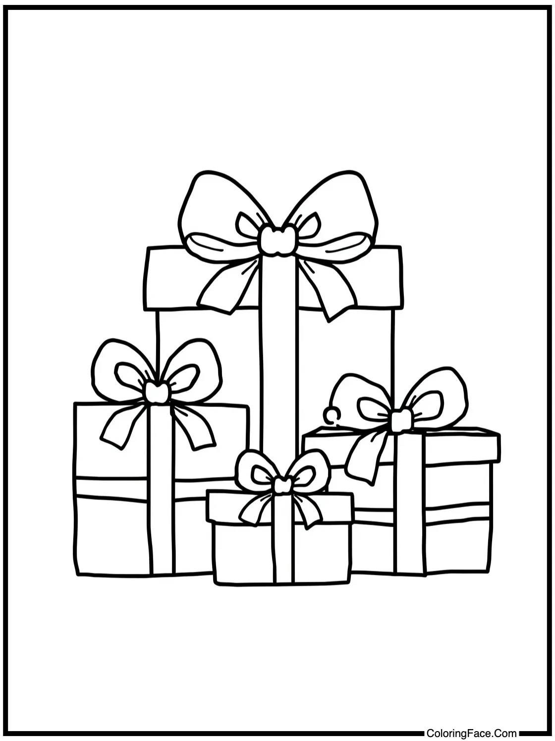 of presents and bows