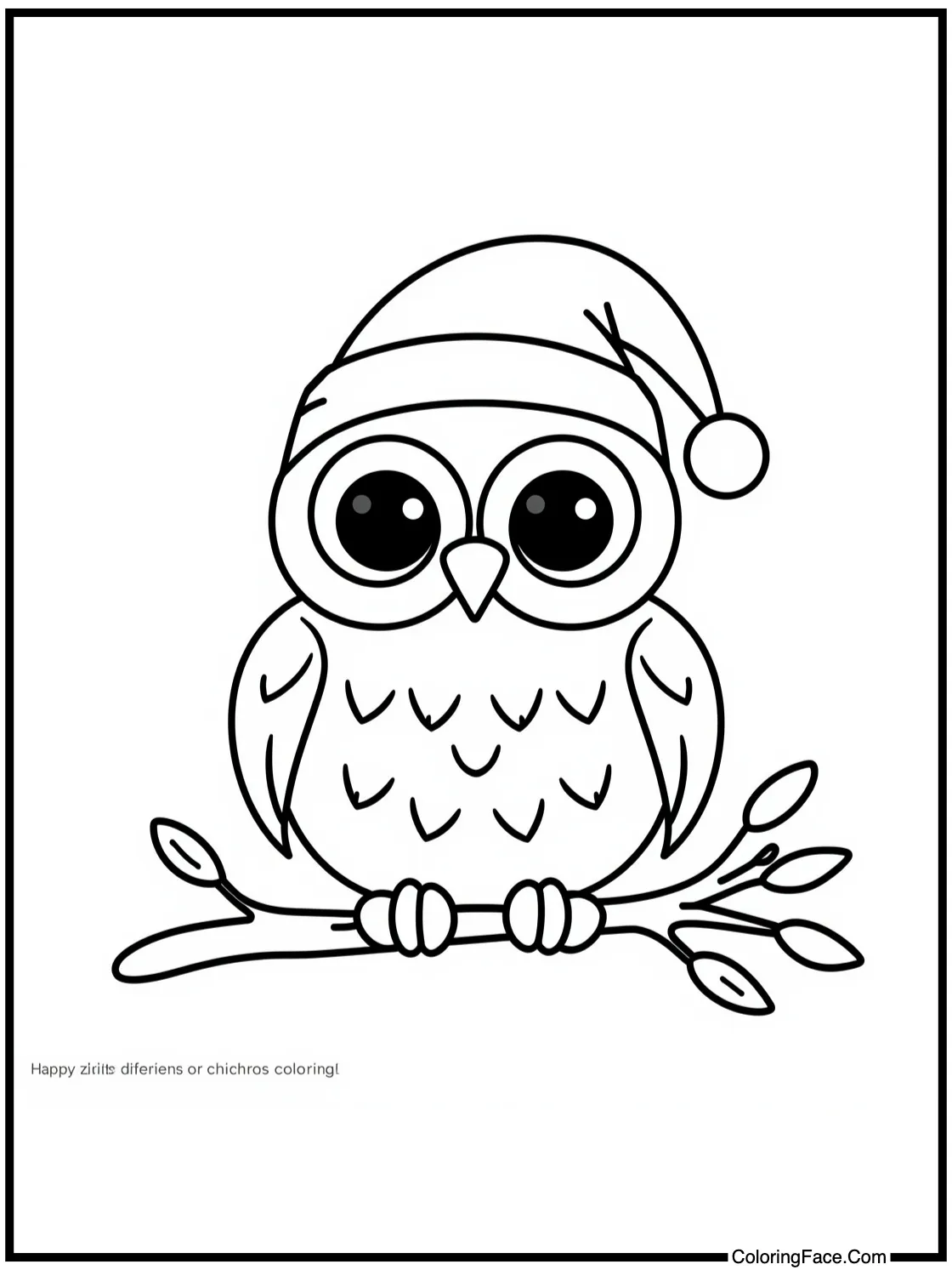 showing a friendly owl