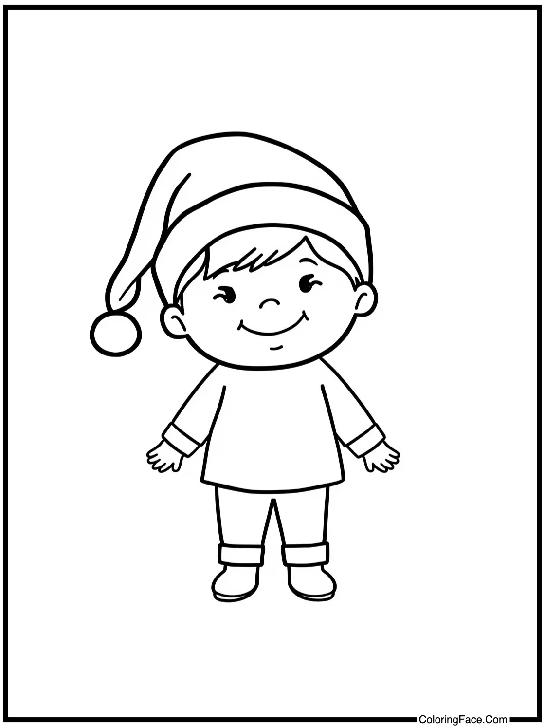 showing a happy child