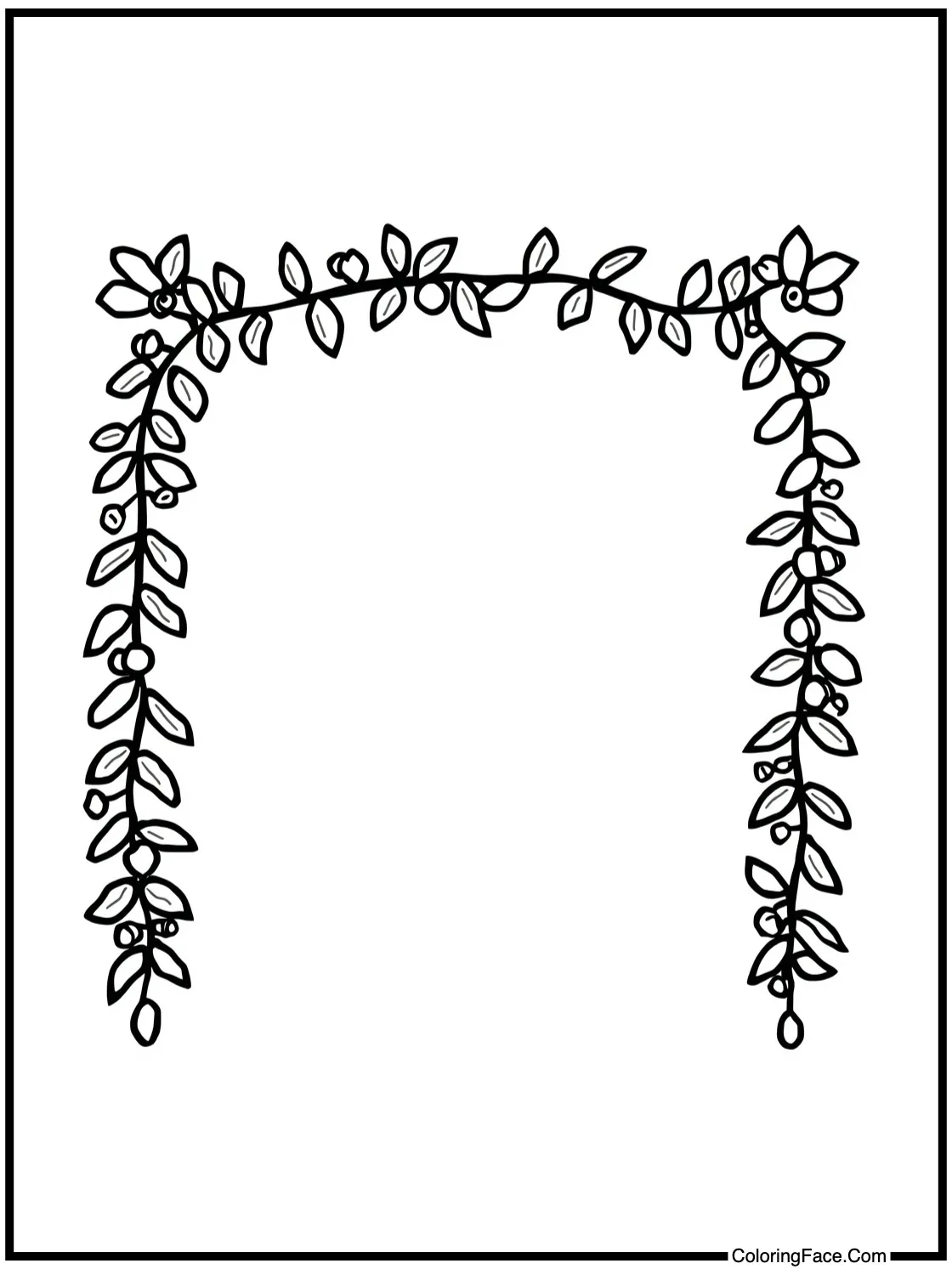 of a festive garland