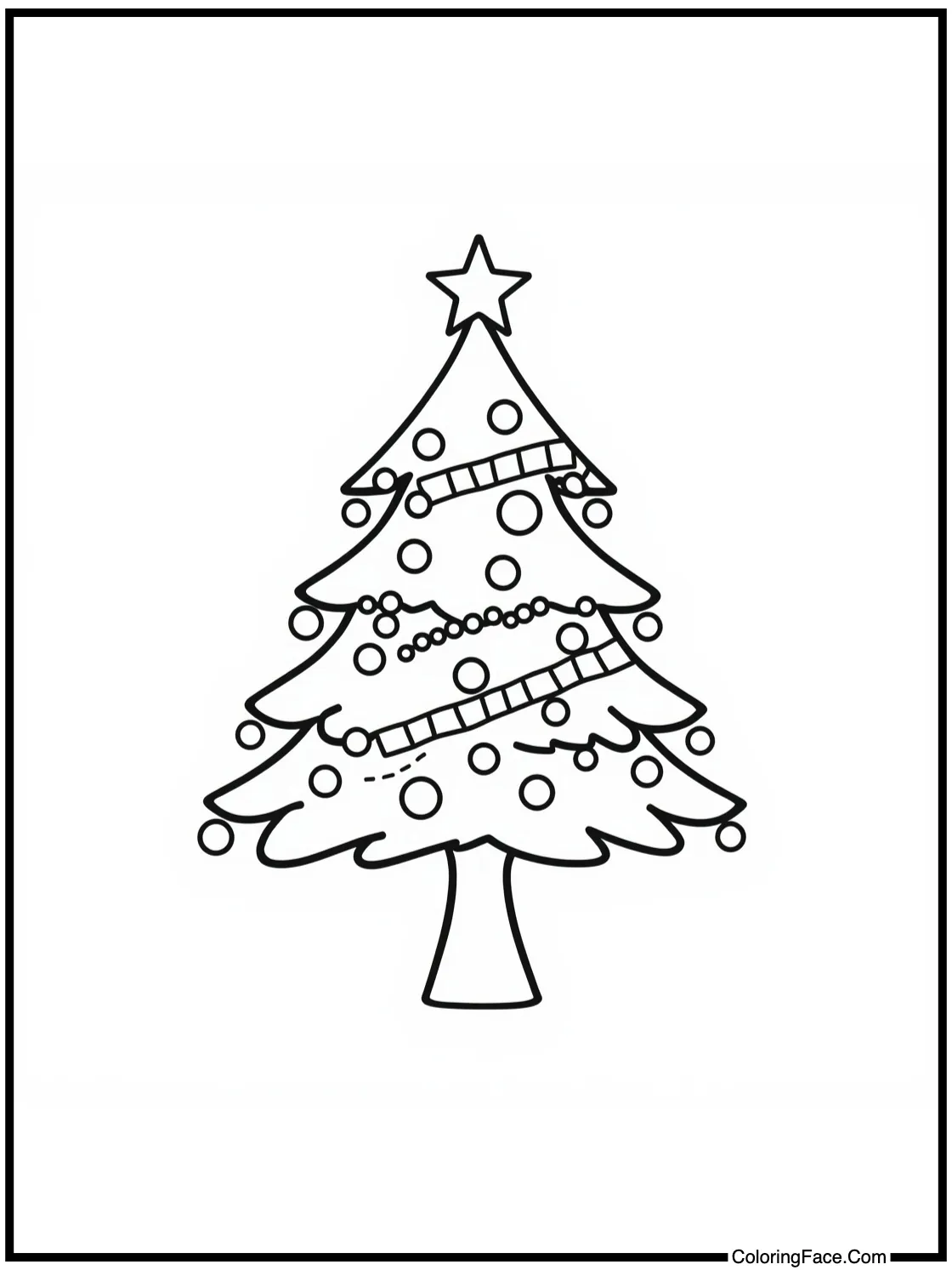 showing a twinkling tree