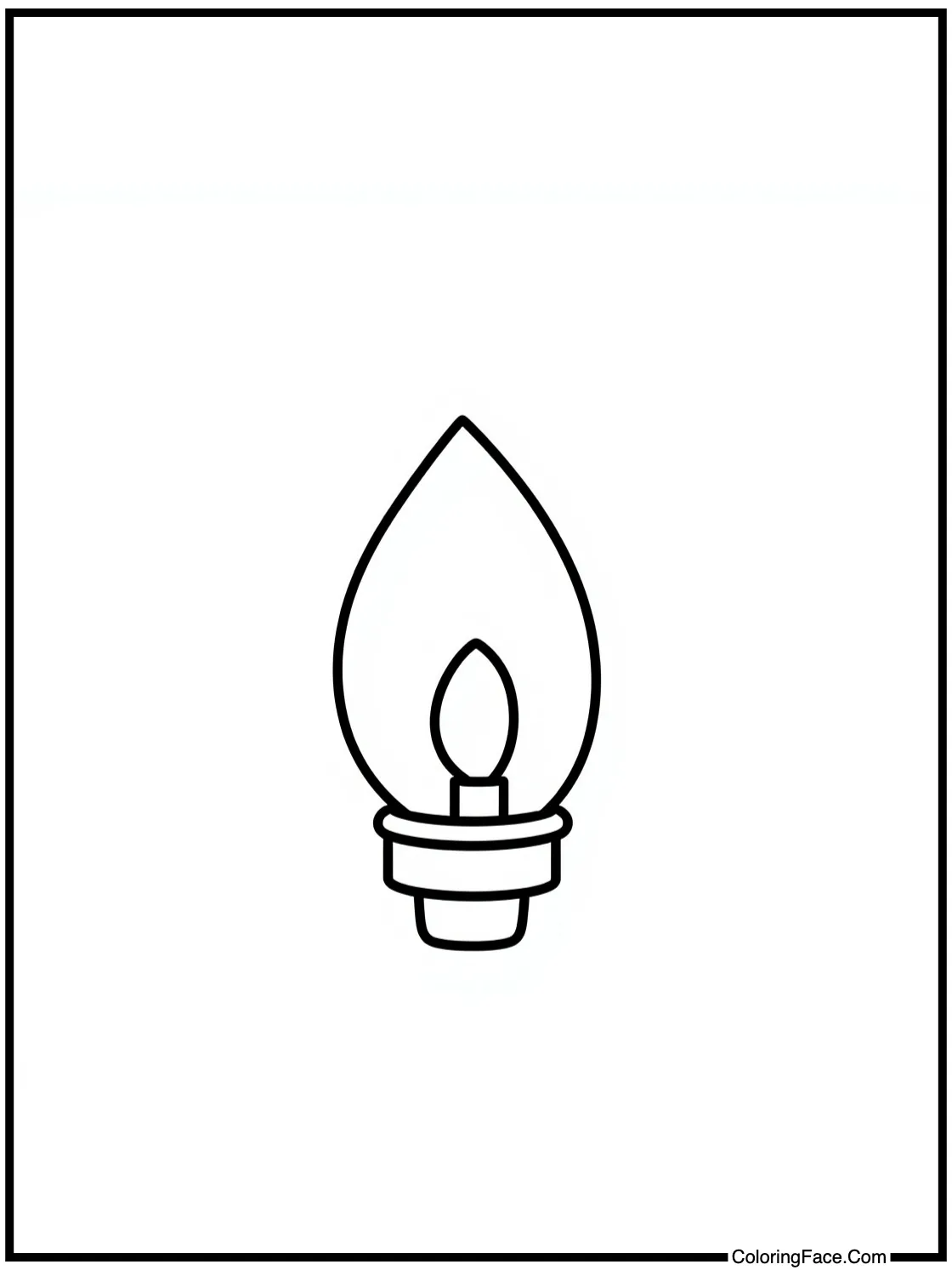 with a festive light