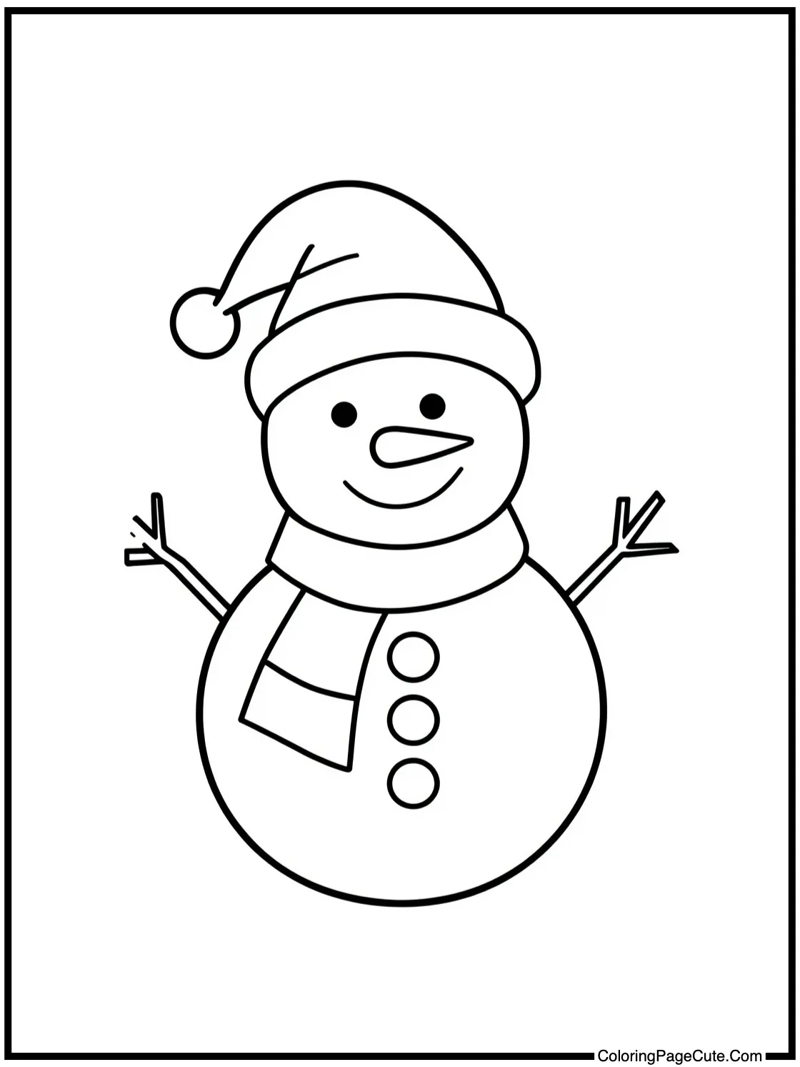 smiling snowman