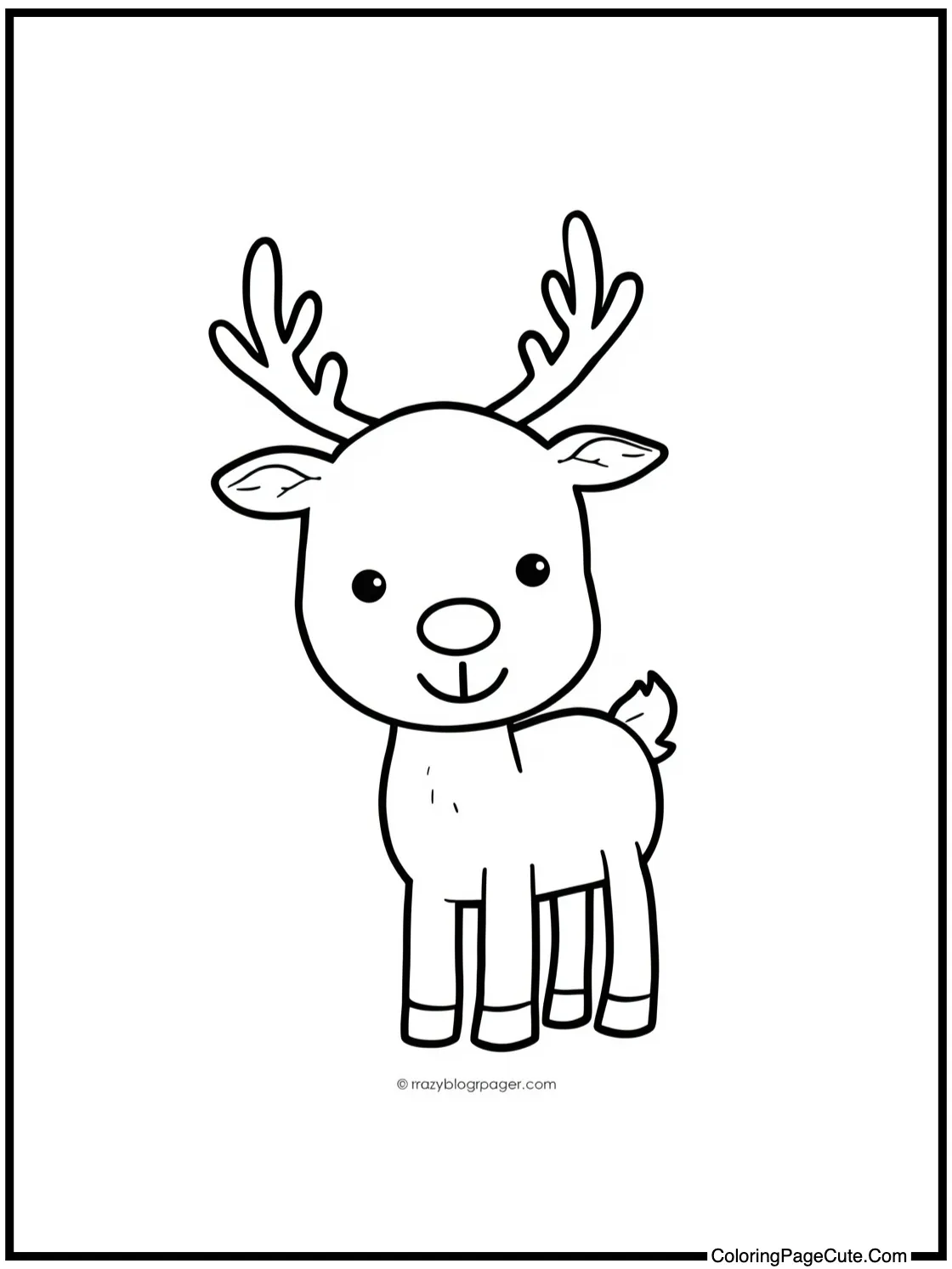 happy reindeer