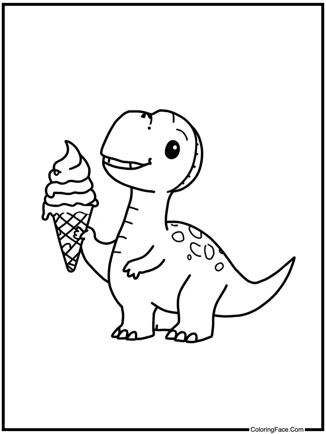 sharing an ice cream