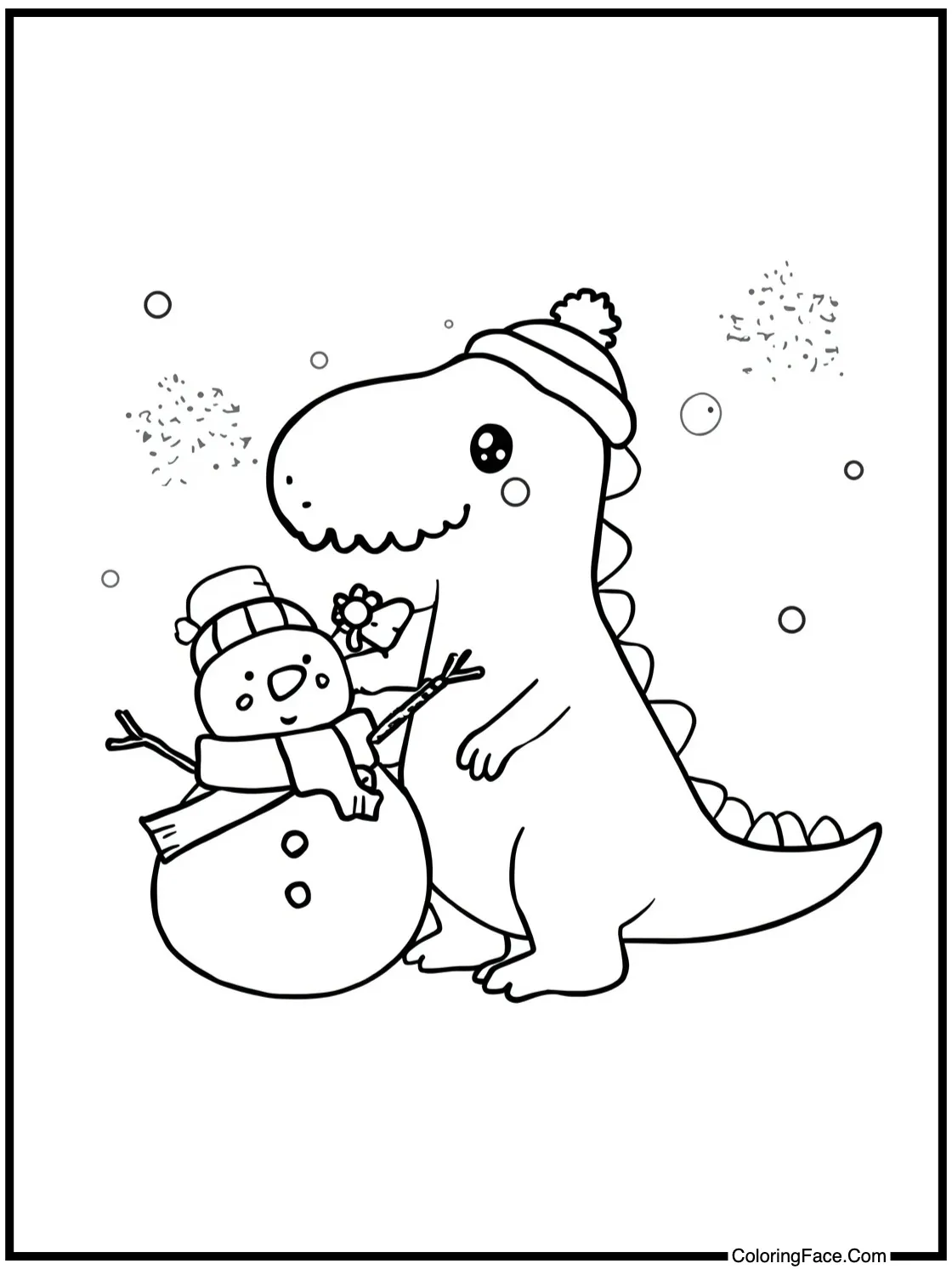 making a snowman