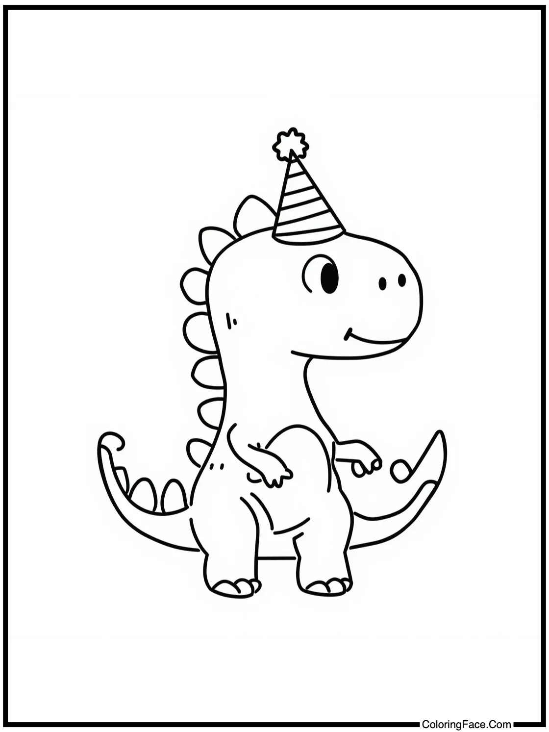 wearing a party hat