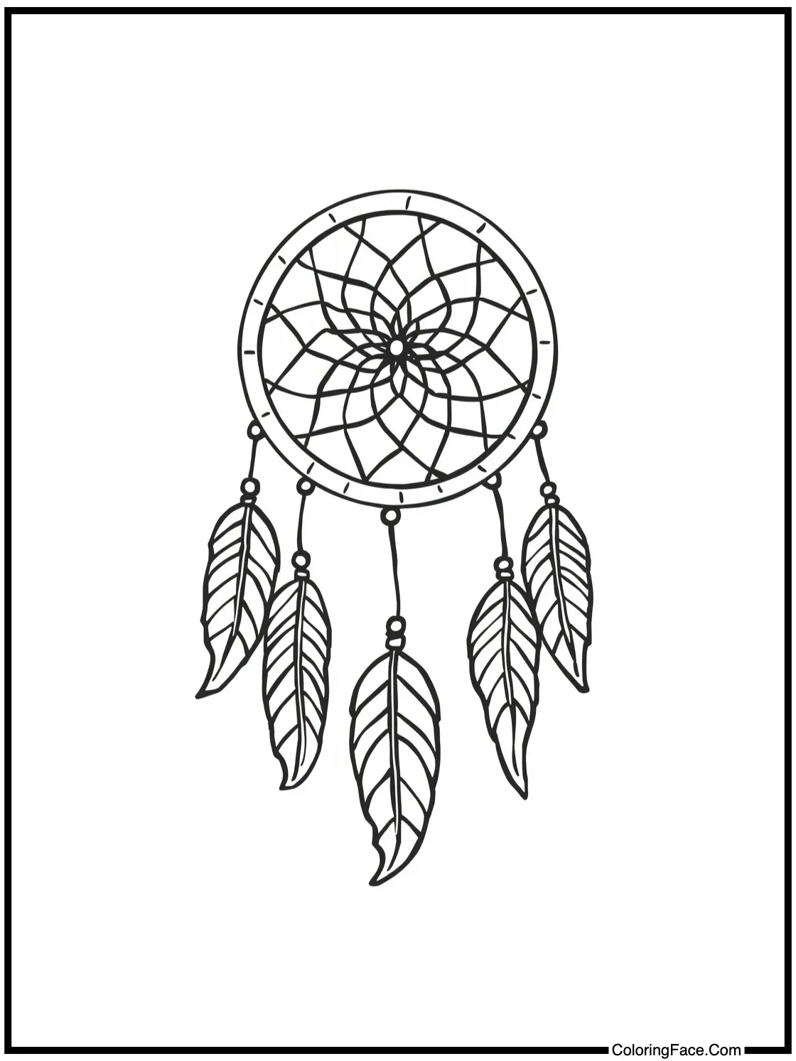 making a dreamcatcher
