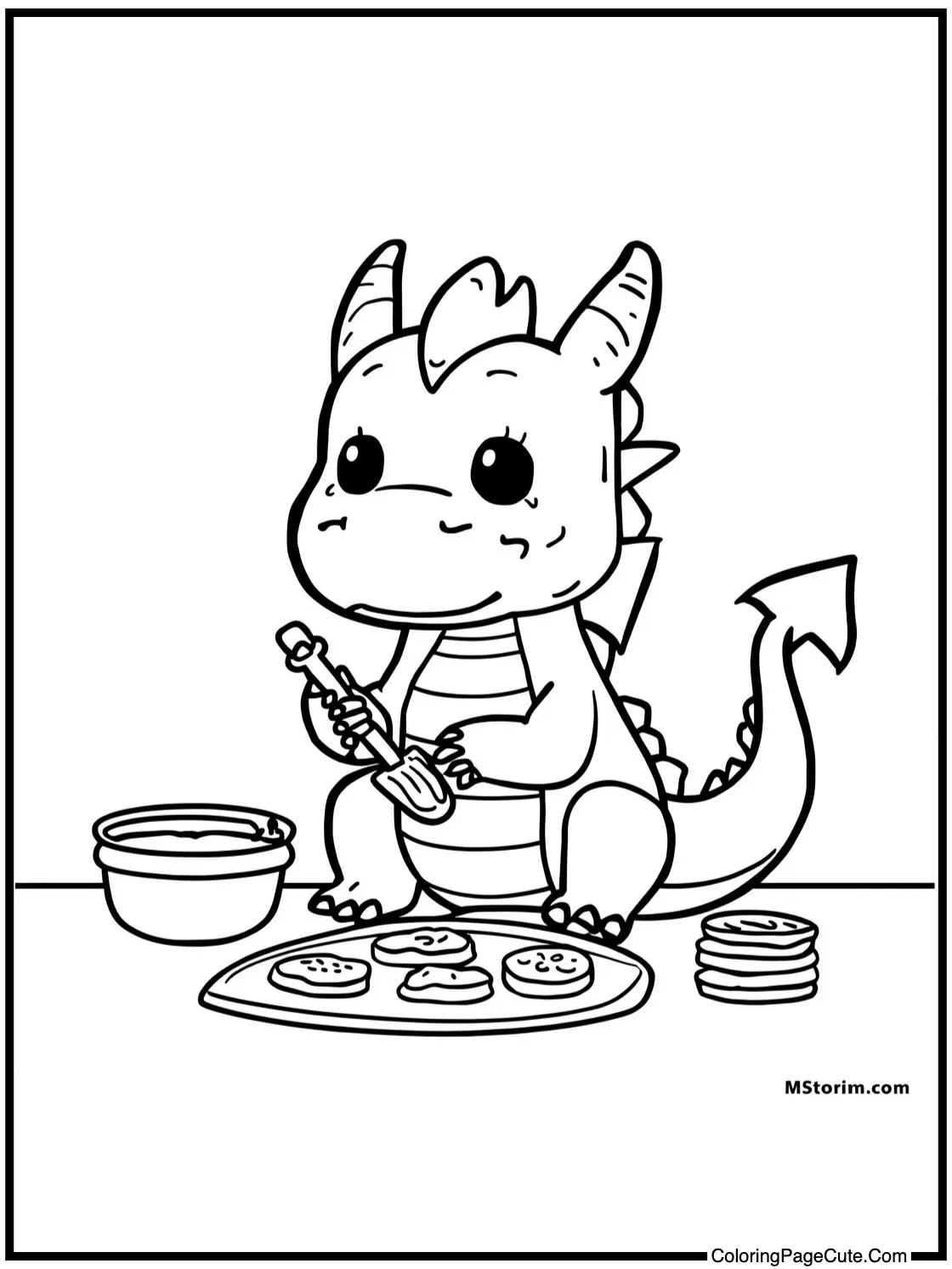 baking yummy cookies