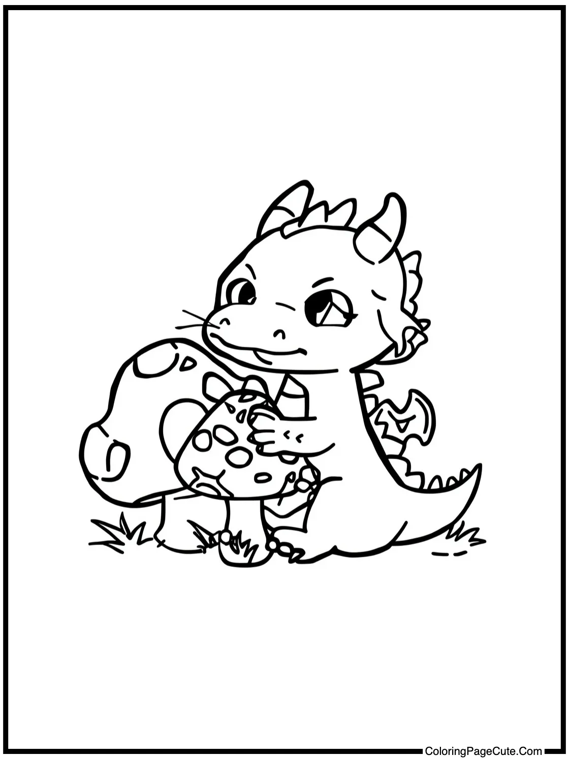 discovering a mushroom