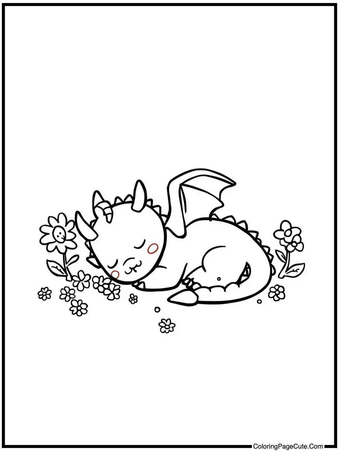 napping in flowers