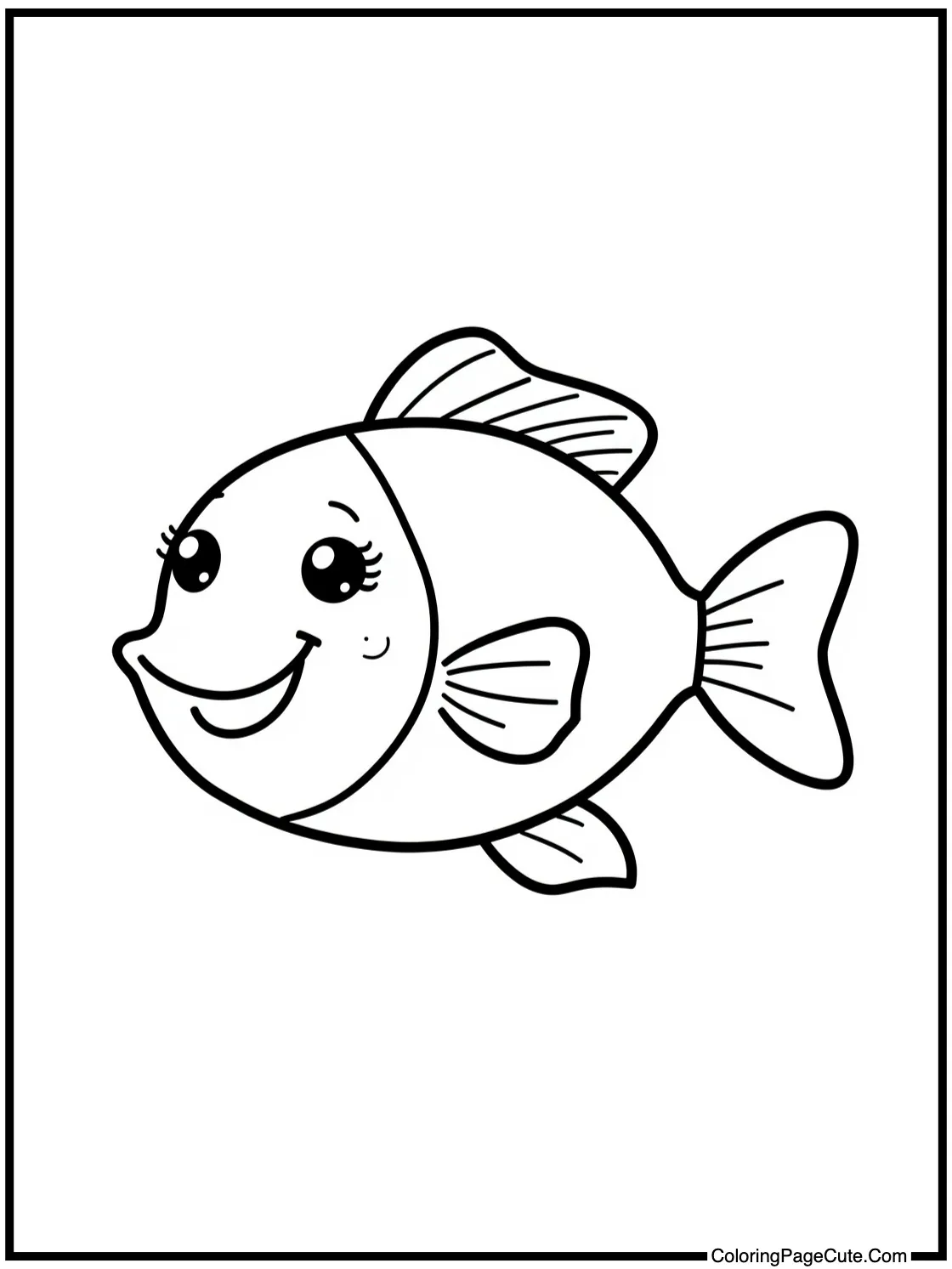 with a friendly fish