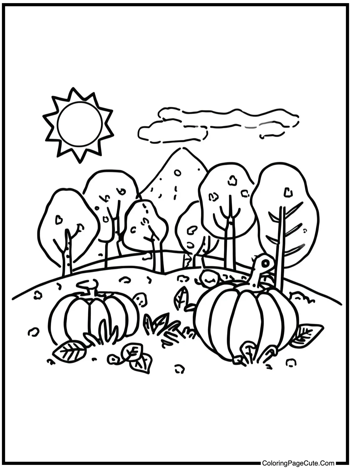 of a sunny afternoon