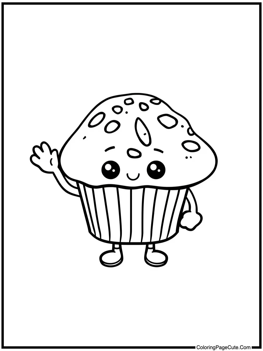 waving muffin