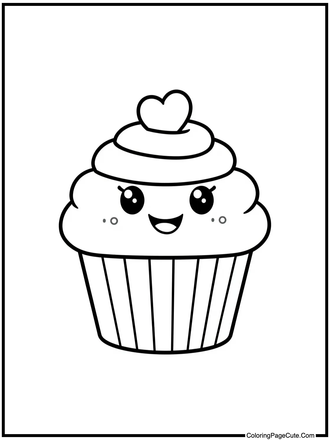 joyful cupcake