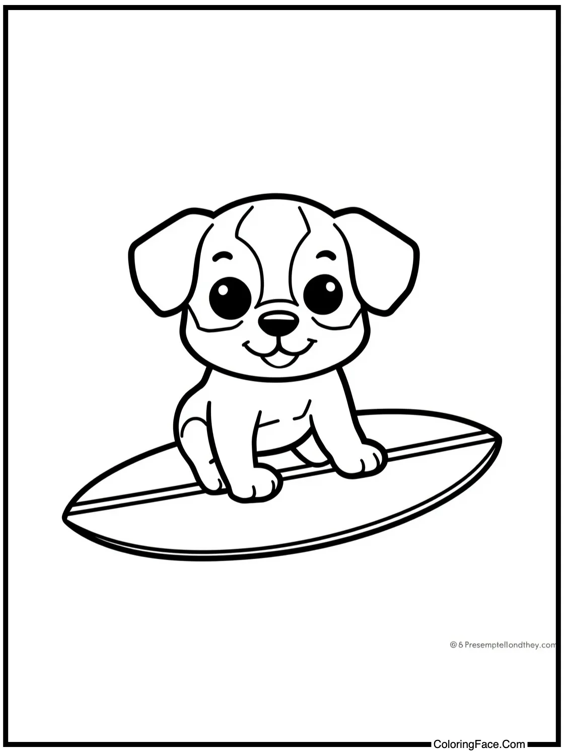 on a surfboard