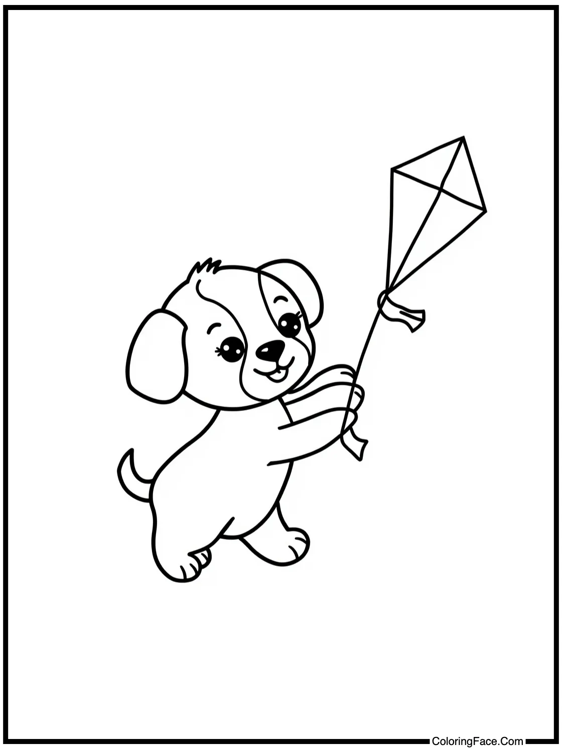 flying a kite
